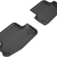 3D MAXpider 18-20 Audi A5 Coupe / S5 Coupe Kagu 2nd Row Floormats - Black L1AD04921509