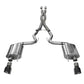 Corsa Performance 2015 Ford Mustang GT 5.0 3in Cat Back Exhaust Black Dual Tips (Sport)