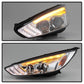 Spyder 15-18 Ford Focus Projector Headlights - Seq Turn Light Bar - Chrome PRO-YD-FF15-LBSEQ-C 5086457