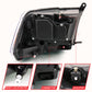 ANZO 2009-2018 Dodge Ram 1500 Projector H.L. Switchback Black Amber 111441