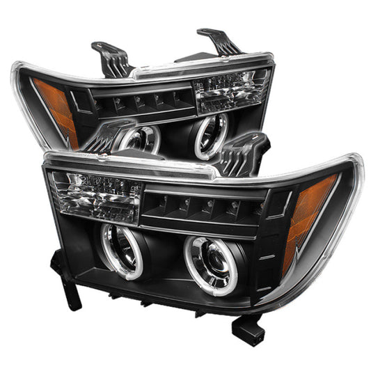 Spyder Toyota Tundra 07-13 Projector Headlights CCFL Halo LED Blk PRO-YD-TTU07-CCFL-BK 5030306
