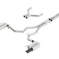 Borla Atak Cat-Back 15-17 Ford Mustang GT 5.0L V8 MT/AT 3in pipe 4in Black Chrome Tips 140630BC