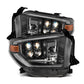 AlphaRex 14-21 Toyota Tundra NOVA-Series LED Proj Headlights Alpha-Blk w/Actv Light & Seq. Sig + DRL 880832 *Discontinued