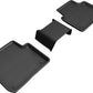 3D MAXpider 2019-2019 Porsche Cayenne Kagu 2nd Row Floormats - Black L1PO01921509