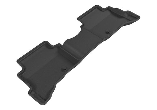 3D MAXpider 2017-2019 Hyundai Ioniq Hybrid/Ioniq Plug-in Kagu 2nd Row Floormats - Black L1HY07821509