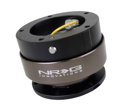 NRG Quick Release Kit Gen 2.5 - Black / Black Ring (6 Hole Base 5 Hole Top)