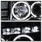Spyder Nissan Titan 04-14/Armada 04-07 Projector Headlights LED Halo LED Chrm PRO-YD-NTI04-HL-C 5011589