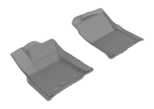 3D MAXpider 2016-2017 Toyota Tacoma Access Cab/Double Cab Kagu 1st Row Floormat - Gray L1TY19211501