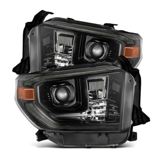AlphaRex 14-21 Toyota Tundra PRO-Series Projector Headlights Black w/Seq. Sig. + DRL 880839 *Discontinued