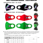 HKS Graphic Mask SPF Red - Large 51007-AK320