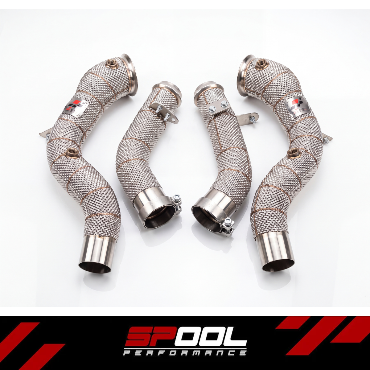 SPOOL Mercedes GT63 S E Performance C192 Race Downpipes (2025+ AMG)