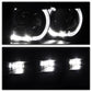 SPYDER Xtune Ford F150 09-14 Projector Headlights Halogen Model Only LED Halo Black PRO-JH-FF15009-CFB-BK 9032226