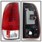 Spyder 97-03 Ford F150 Stylsd. F250 V3 Light Bar LED Tail Lights - Red/Clr ALT-YD-FF15097V3-LBLED-RC 5084453