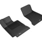 3D MAXpider 2015-2020 Mercedes Benz C-Class Sedan/Coupe W205/C205 Kagu 1st Row Floormat - Black L1MB10211509