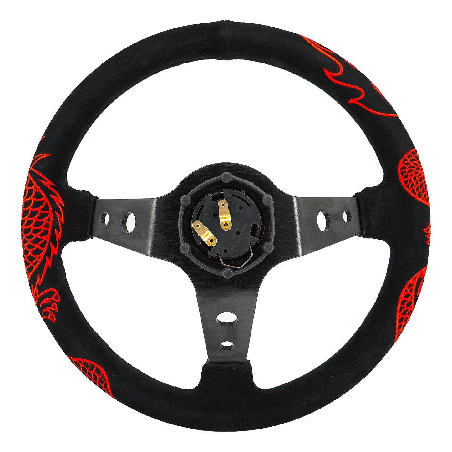 Track Ready Suede Steering Wheel For 01-06 BMW 320 325 328 330 M3 Z4 E90 Mini Cooper