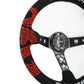 Track Ready 350mm Racing Steering Wheel + Hub Adapter Boss Kit for Civic, Del Sol, Integra