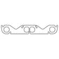 Cometic Gasket Cometic Chevy Gen1 SB V8 Header Gskt .060in HTS 1.810in-Round Port Hooker/Stahl Pattern-20 Pack CP5126