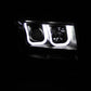 Anzo 2009-2014 Ford F-150 Projector Headlights w/ U-Bar Black