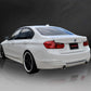 Corsa 12-14 BMW 335i Sedan AWD F30 3in Polished Touring Dual Rear Single 3.5in Tip Cat-Back Exhaust 14938