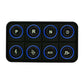AEM EV 8 Button Keypad CAN Based Programmable Backlighting 30-8400