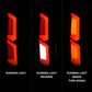 ANZO 2015-2020 Chevrolet Tahoe LED Tail Lights w/ Light Bar Black Housing Clear Lens 311374