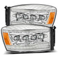 AlphaRex 06-08 Dodge Ram 1500HD NOVA LED Proj Headlights Plank Style Blk w/Seq Signal/DRL/Amber LED 880537 *Discontinued