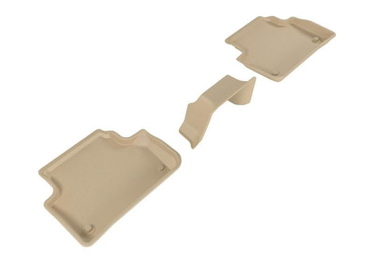 3D MAXpider 2017-2019 Audi A4/S4/A5 Sportback/S5 Sportback Kagu 2nd Row Floormats - Tan L1AD04221502