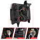 ANZO 07-13 Chevrolet Silverado 1500 Plank Style Projector Headlights Black w/ Amber 111410