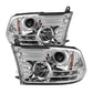 Spyder Dodge Ram 13-15 Projector Headlights Light Bar DRL Chrome PRO-YD-DR13-LBDRL-C 5080905