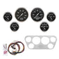 Autometer Old Tyme Black Gauge Kit 6 Pc Ford Truck 53-55 Tach/Mph/Fuel/Oilp/Wtmp/Volt 7048-OTB