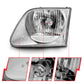 Anzo 1997-2003 Ford F-150 Crystal Headlights Chrome