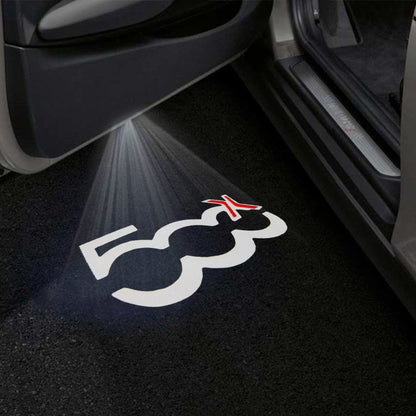 Fiat 500X Premium Door Puddle Lights Various Designs - 2014-2026
