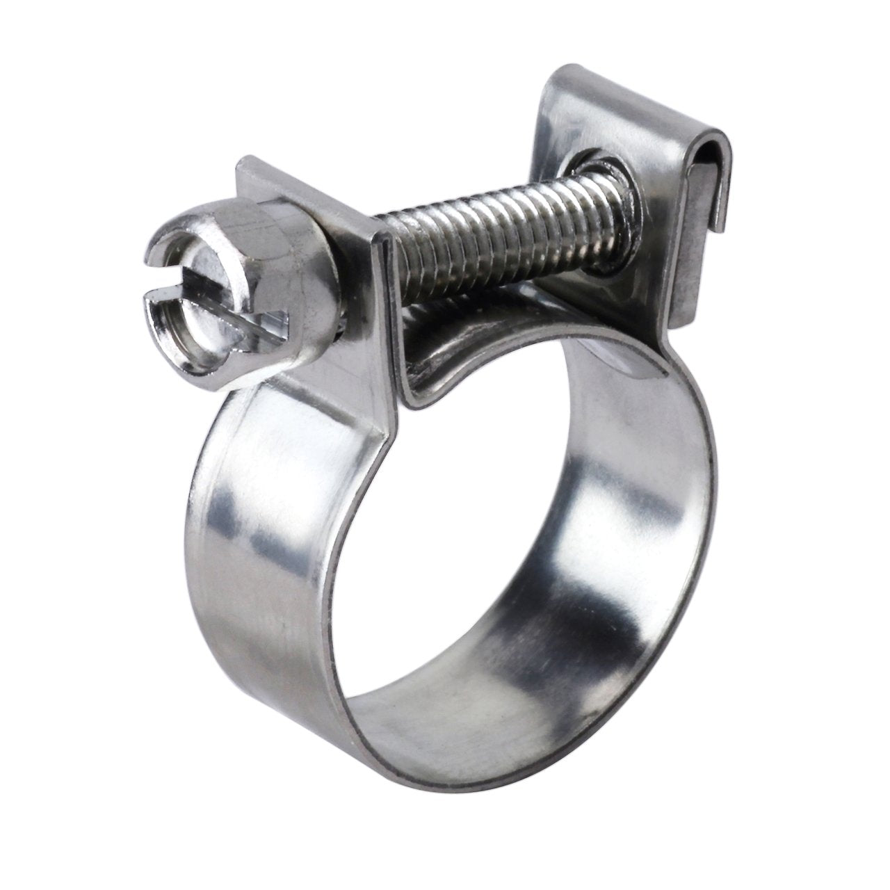 HPS Performance Products HPS Size #8 Stainless Steel Fuel Injection Hose Clamp, Range: 1/4" - 5/16" (6mm-8mm)