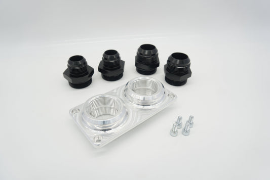ASE Billet Firewall Plate Dual 16AN Pass Through