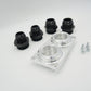 ASE Billet Firewall Plate Dual 20AN Pass Through