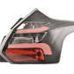 Ford Focus 3 (C346) Hatchback Black Clear LED Taillights Set (2011 - 2014)