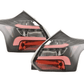 Ford Focus 3 (C346) Hatchback Black Clear LED Taillights Set (2011 - 2014)