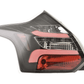 Ford Focus 3 (C346) Hatchback Black Clear LED Taillights Set (2011 - 2014)