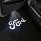 Ford Fiesta 6th Gen Door Stick On Puddle Lights Various Designs 2011-2019