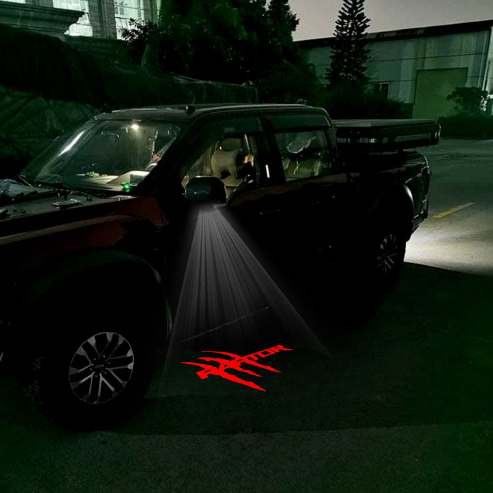 Ford Raptor 1st Gen F150 Premium Side Wing Mirror Puddle Lights Various Designs 2009-2014