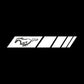 LED Side Mirror MACH1 Projector Puddle Lights Pair for Ford Mustang 2013-2026