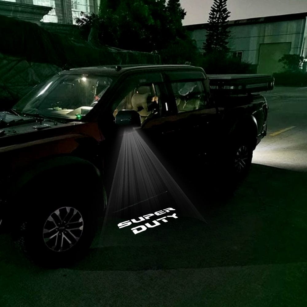 Premium LED Side Wing Mirror Projector Puddle Approach Lights for Ford F350 - 2017-2026