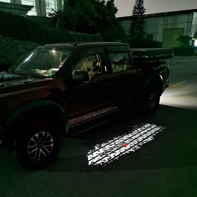 Ford Ranger Premium Side Wing Mirror Puddle Lights Various Designs 2015-2022