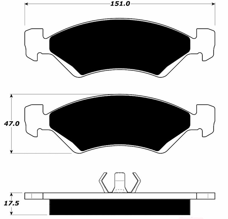 Porterfield Brake Pads for 1990 FERRARI Mondial