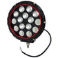 Anzo 8" Round LED Light (Red Bezel)
