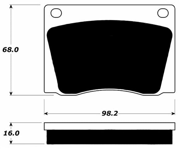 Porterfield Brake Pads for 1970 JAGUAR XK E