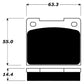 Porterfield Brake Pads for 1975 TRIUMPH SPITFIRE