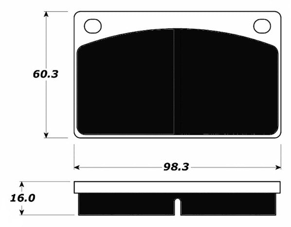 Porterfield Brake Pads for 1971 VOLVO 140 Series w/Girling System M/Cyl w/ 3 1/4 Flang
