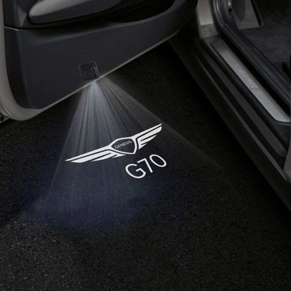 Genesis G70 Door Stick On Puddle Lights Various Designs 2018-2026