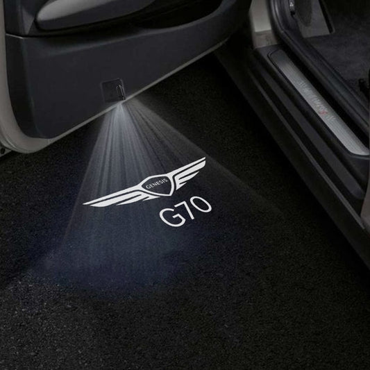 Genesis G70 Door Stick On Puddle Lights Various Designs 2018-2026